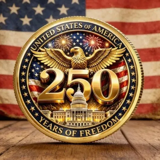 Discover United States of America 250th Anniversary Commemorative Coin