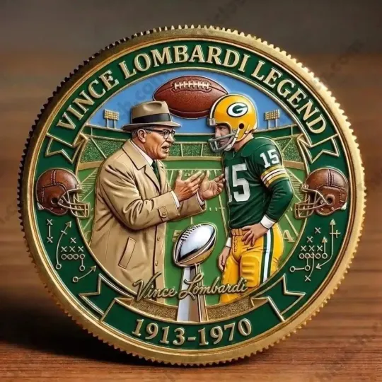 Discover Vince Lombardi Legend Commemorative Coin