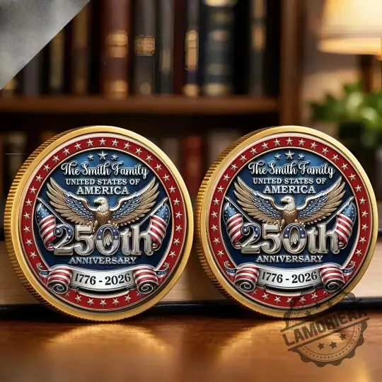 Discover America 250Th Anniversary Family Celebration Commemorative Coin