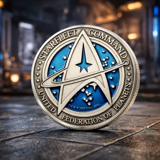 Discover startrek2020 Starfleet Command United Federation of Planets Challenge Coin Medal
