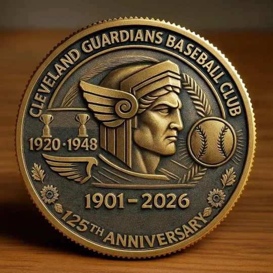 Cleveland City Guardian 125Th Anniversary Commemorative Coin 2026