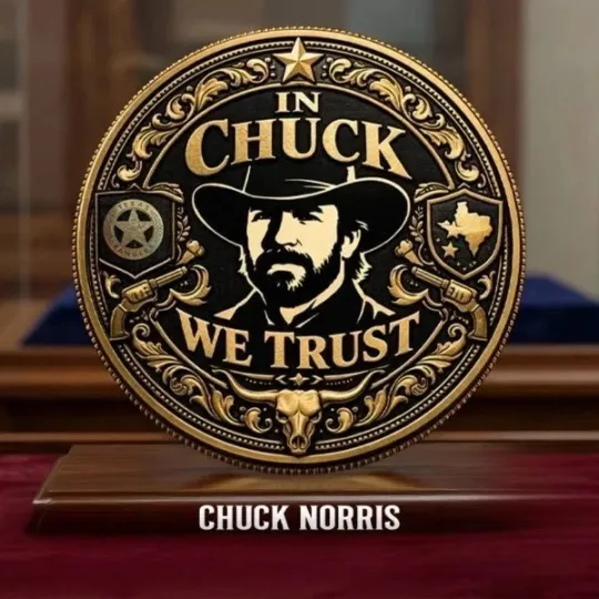 Chuck Norris The Legend Texas Ranger 1940-2026 Commemorative Coin