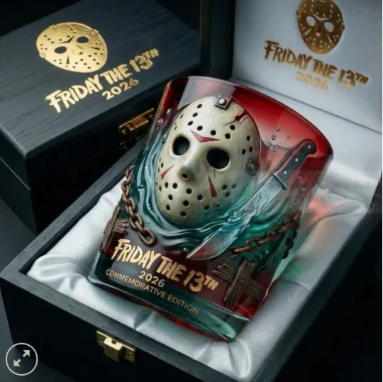 Discover 2026 Horror Characters Whiskey Glass