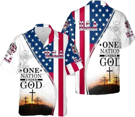 Discover America 250th Anniversary Hawaiian Shirt - 250 Years of Freedom Button Shirt