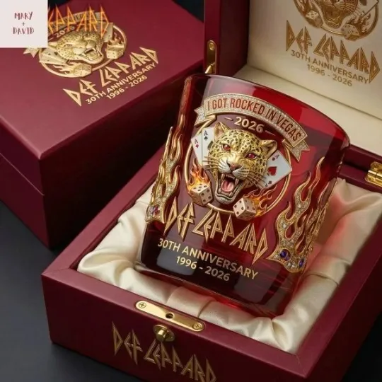 Def Leppard Whiskey Glass
