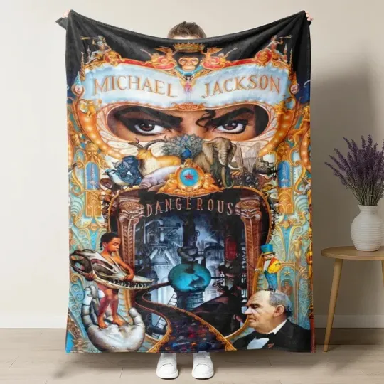 Discover Fashion Music Icon Style Flannel Blanket Cozy Gift Home Decor