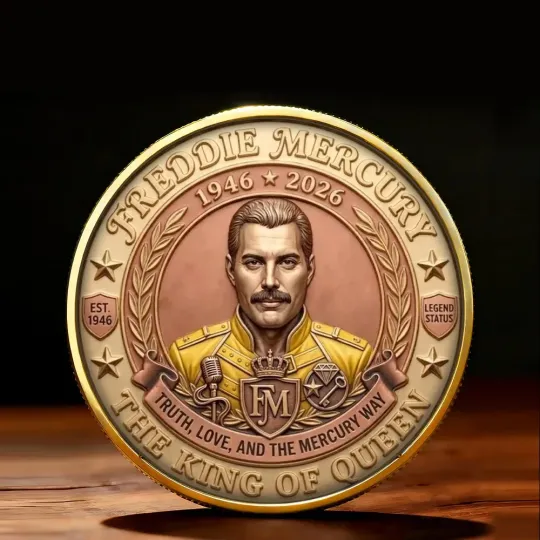 Discover Freddie Mercury 80th Anniversary 2026 Commemorative Coin