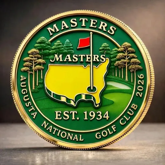 Discover Masters Tournament 2026 Commemorative Coin