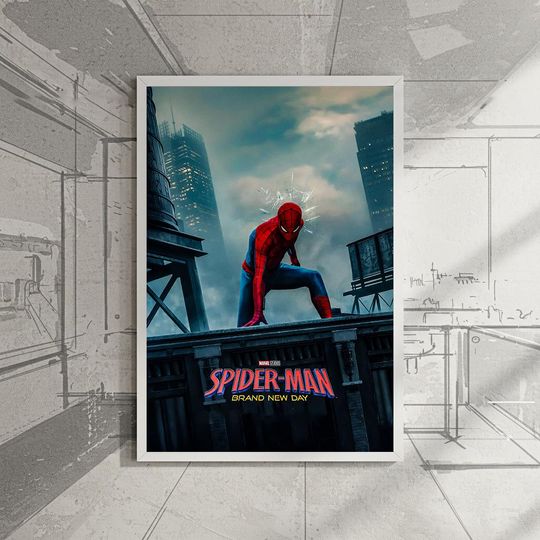 Discover Movie Poster- Spider-Man: Brand New Day (2026)| Wall Art| Collage Art| Poster Unframed
