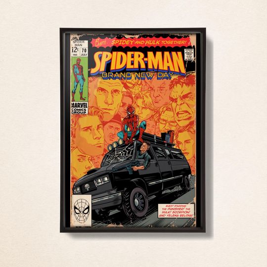 Brand New Day Comics Art Print Vertical Poster Unframed