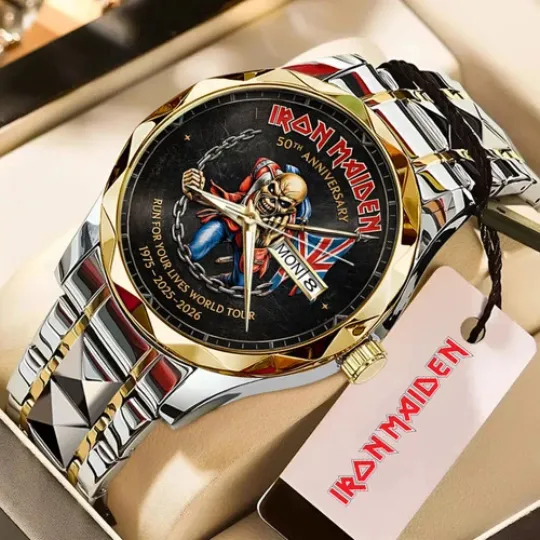 Discover Maiden 2026 World Tour Alloy Luxury Quartz Watch