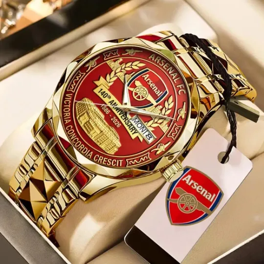 Arsenal FC 140th Anniversary 2026 Alloy Luxury Quartz Watch
