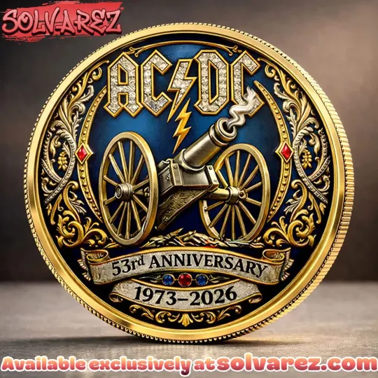 Discover AC dc 53rd Anniversary 1973-2026 Commemorative Coin
