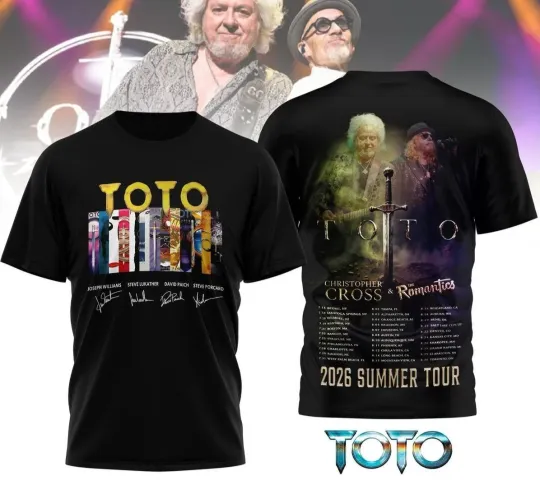 Discover Toto 2026 Summer Tour T-Shirt