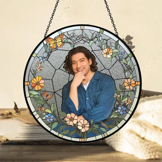 Will Sharpe Stained Glass Suncatcher Window Hanging Ornament