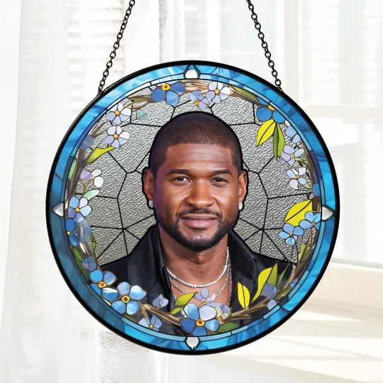 Usher Stained Glass Suncatcher - Home Window Hanging Ornament