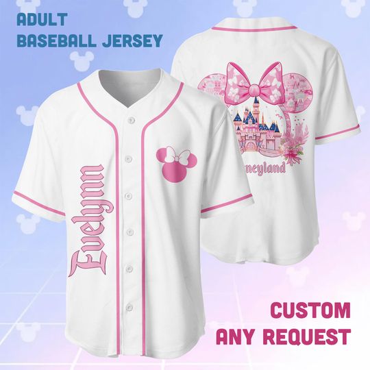Discover Personalized Mickey Mouse Baseball Jersey, Mickey Matching Jersey, Disneyland Shirt, Birthday Baseball Team