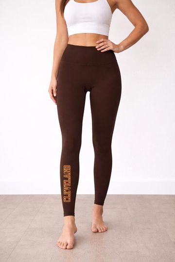 Discover Cleveland High Waisted Yoga Pants, Workout Leggings, Athletic Fitness Leggings, Gym Yoga Pants, Activewear Bottoms