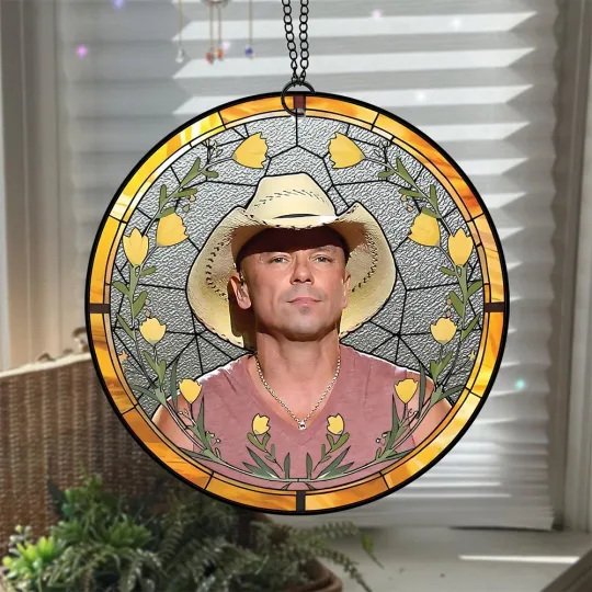 K Ches Stained Glass Suncatcher - Window Hanging Ornament