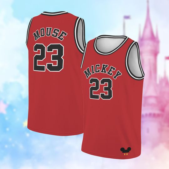 Discover Custom Name Basketball Jersey, Personalized Disney Shirt, Custom Mickey Mouse Basketball Jersey