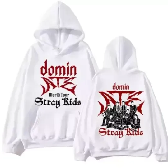 Discover 2025 World Tour DominATE Hoodie Double-Sided for Fans