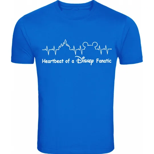 Discover Heartbeat of a Disney Fan T-Shirt