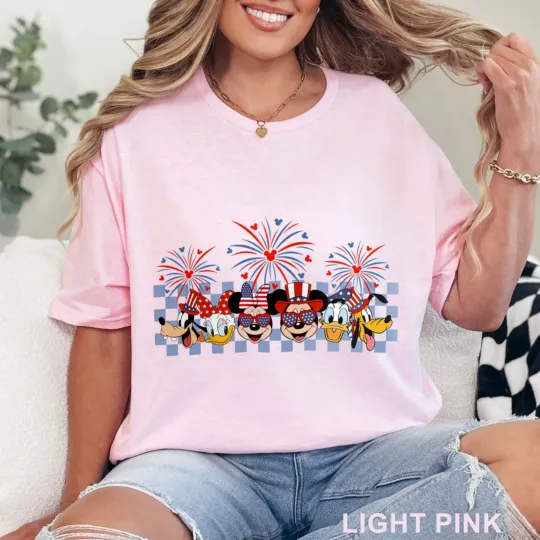 Discover Disney Friends Fireworks T-Shirt for Family
