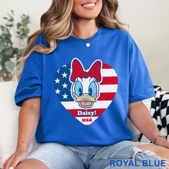 Discover Disney Characters T-Shirt, Memorial Day Patriotic Tee