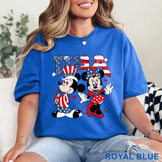 Discover Disney American 4th of July T-Shirt