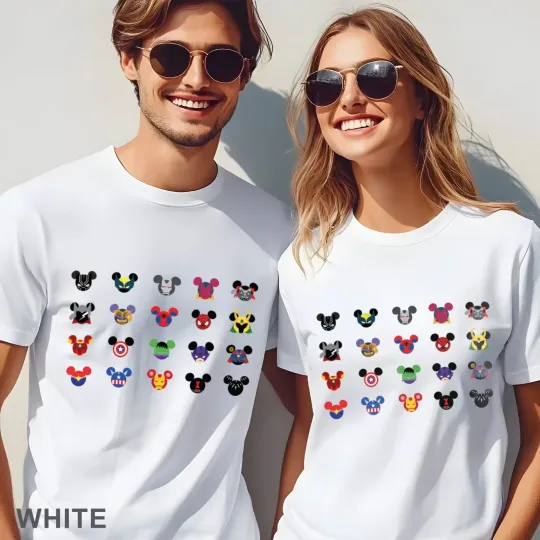 Discover Disney Marvel Avengers T-Shirt with Mickey Ears