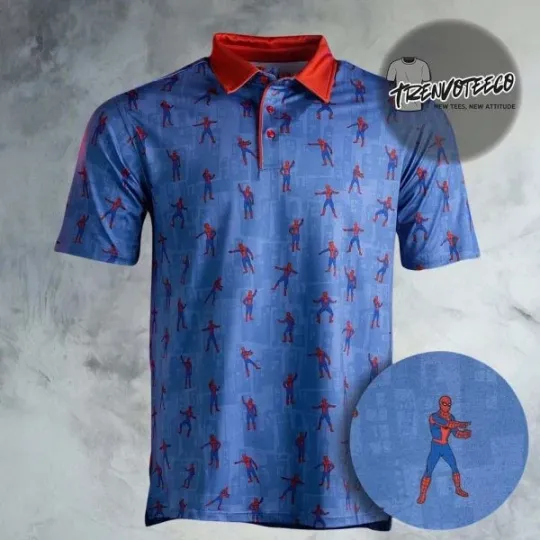 Discover Spider Man Meme Collection 2025 3D Polo Shirt
