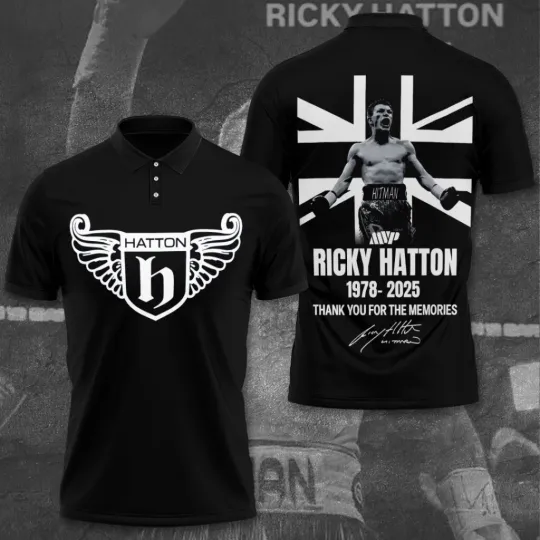 Discover Ricky Hatton Thanks for The Memories 3D Polo Shirt Men’s