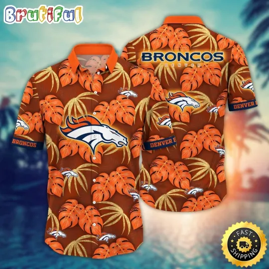 Discover Denver Broncos Flower Beachy Keen Hawaiian Shirt For football Fans