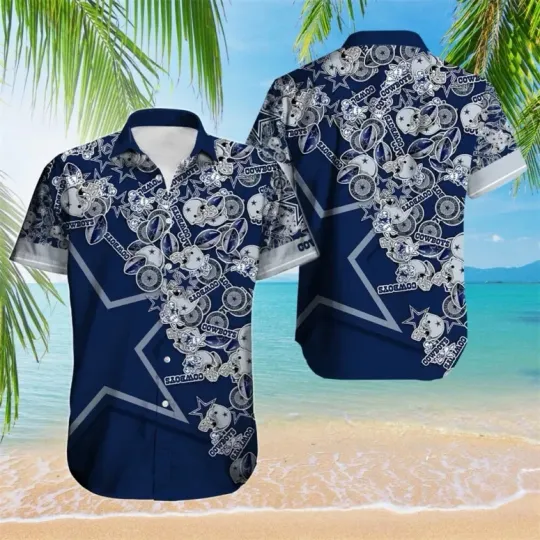 Discover Dallas Cowboys Comic Craze Hawaiian Shirt, Gift For football Fan