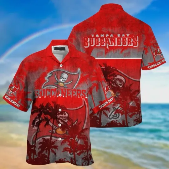 Tampa Bay Buccaneers Pirate Hawaiian, Gift For Fans
