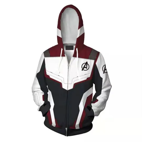 Discover The Avengers Endgame 3D Zip Hoodie Men's Cosplay