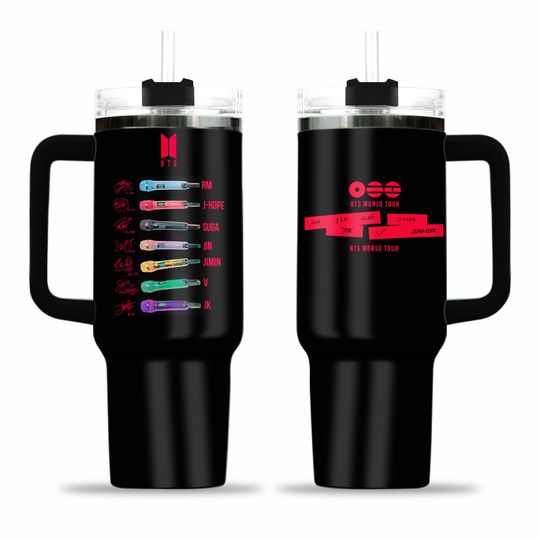 BTS World Tour 2026 Bts Member Signature Tumbler - TB02
