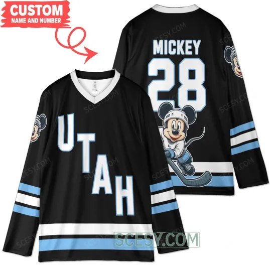 Discover Utah Hockey Club x Mickey Hockey Jersey