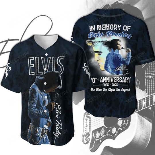 Elvis Presley Baseball Jersey