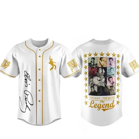 Elvis Presley Baseball Jersey