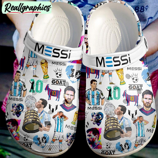 Lionel Messi Football Soccer Sport 3D Printed Crocs Unisex