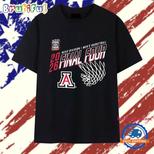 Discover Arizonna Wildcats 2026 NCAA Division I Men’s Basketball Final Four Net T Shirt