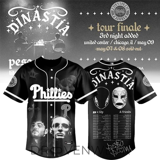 Philadelphia Phillies x Dinastía Tour 2026 Limited Edition Jersey