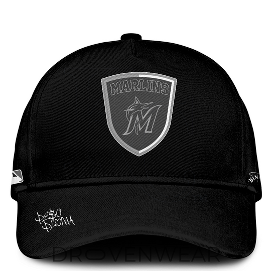 Miami Marlins x Dinastía Tour 2026 Premium Baseball Cap AOP