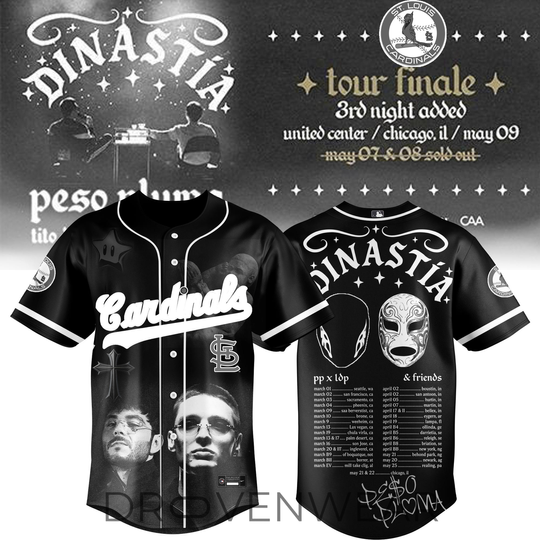 St. Louis Cardinals x Dinastía Tour 2026 Special Baseball Jersey