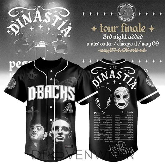 Arizonna Diamondbacks x Dinastía Tour 2026 Limited Baseball Jersey