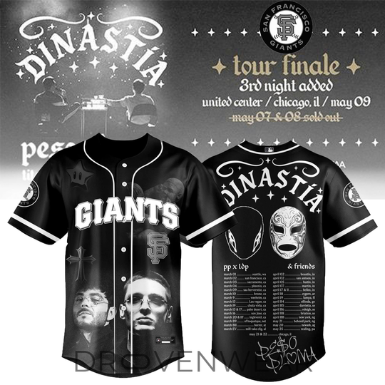 San Francisco Giants x Dinastía Tour 2026 Premium Jersey Edition
