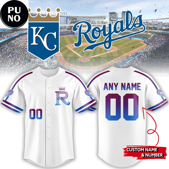 Kansas City Royals 2026 City Connect Personalized Baseball Jersey