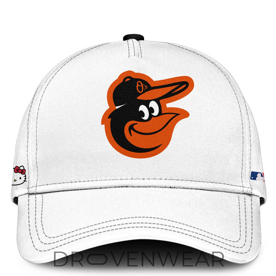 Baltimore Orioles x Hello Kitty 2026 Special Design Baseball Cap AOP