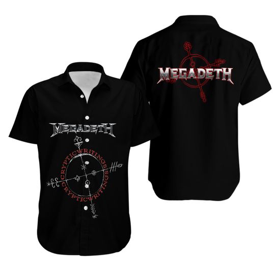 Megadeth Cryptic Writings 1997 Album Hawaiian Shirt
